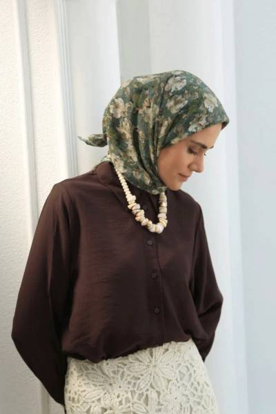 PeraBahçe Desen Eşarp - Mint