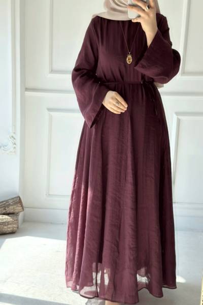 Piraye Elbise - Bordo