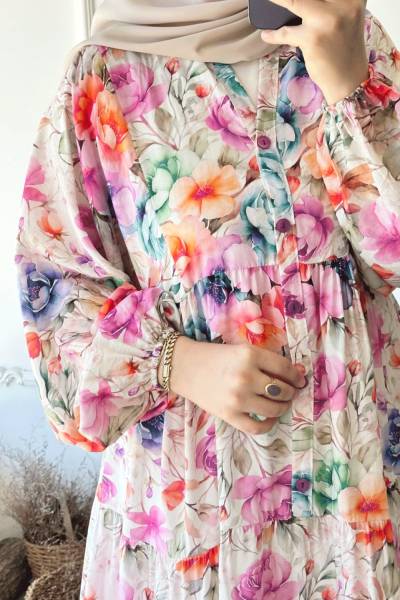 Rengin Elbise - Gülpembe