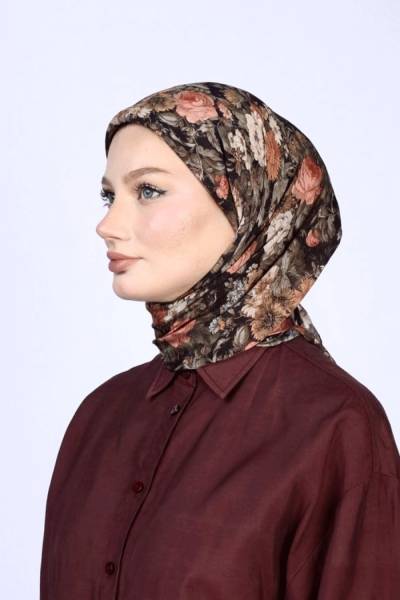 Rosalya Desen Eşarp - Siyah