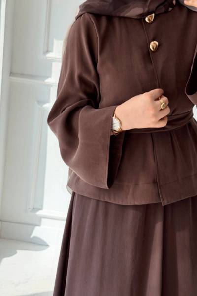 Royal Etekli Takım - Kahverengi