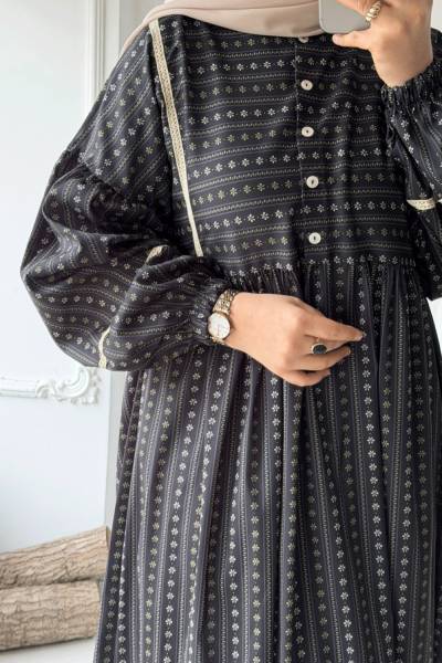 Sedef Elbise - Siyah