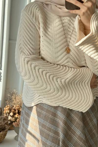 Volan kol Kazak - Krem