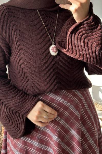 Volan kol Kazak - Kızıl Kahve